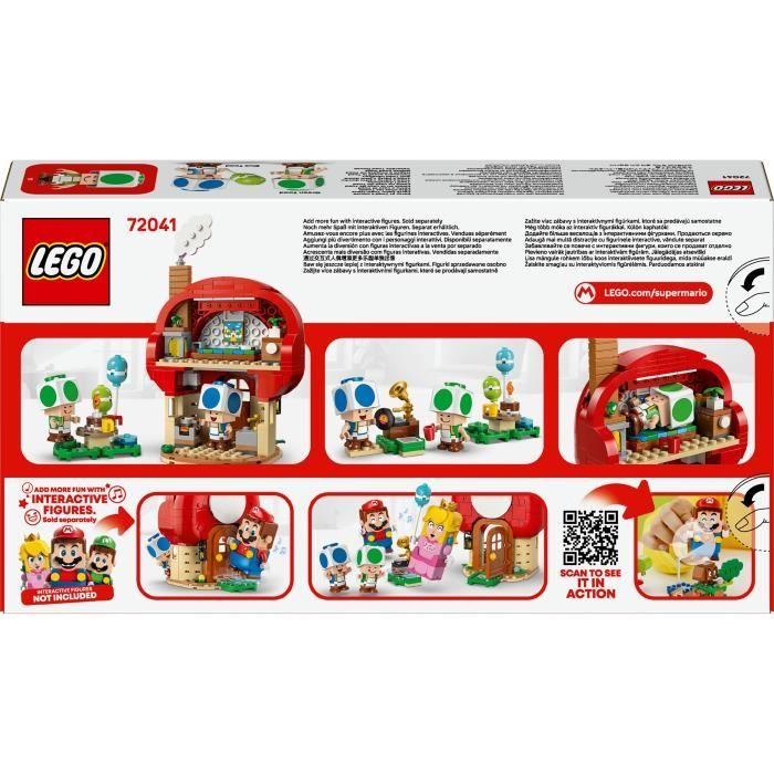 LEGO Super Mario 72041 Fete chez les Toads - Jeu de Construction enfant des 7 ans