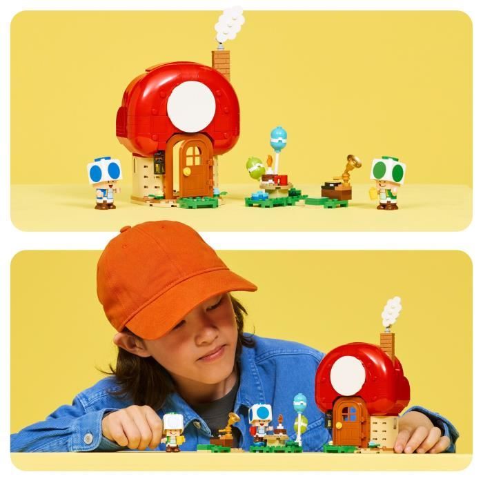 LEGO Super Mario 72041 Fete chez les Toads - Jeu de Construction enfant des 7 ans