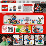 LEGO Mario Kart 72043 Mario Interactif et Kart Standard - Jouet enfant des 7 ans
