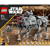 LEGO 75337 Star Wars Le Marcheur AT-TE, Jouet, Figurines Droides de Combat, Clone Trooper, La Revanche des Sith, Enfants Des 9 Ans