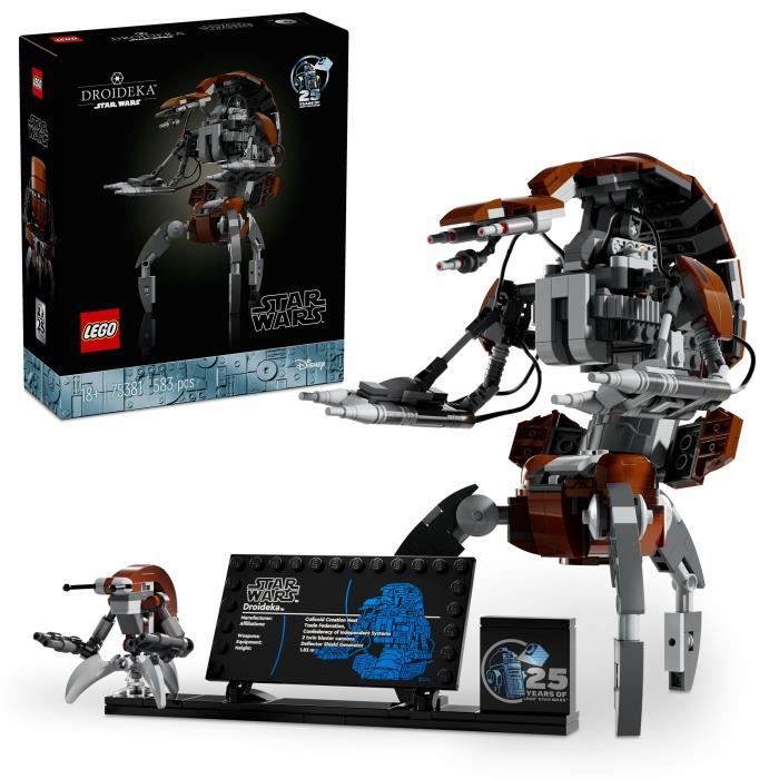 LEGO Star Wars 75381 Le Droideka - Set de construction Spatial pour adultes