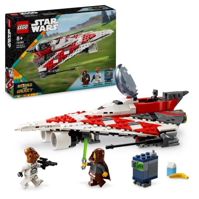 LEGO Star Wars 75388 Le Chasseur Stellaire de Jedi Bob - Réplique Véhicule a Construire