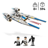 LEGO Star Wars 75399 Andor Le Chasseur Stellaire U-Wing de l'Alliance Rebelle, Jeu de construction des 8 Ans