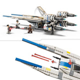LEGO Star Wars 75399 Andor Le Chasseur Stellaire U-Wing de l'Alliance Rebelle, Jeu de construction des 8 Ans