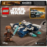 LEGO Star Wars : The Clone Wars 75400 Microfighter Chasseur Jedi de Plo Koon - Jeu 6 ans