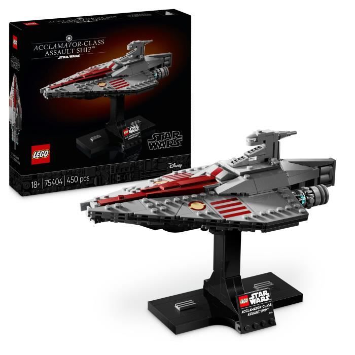 LEGO Star Wars 75404 Le transport d'assaut de classe Acclamator - Maquette pour adulte