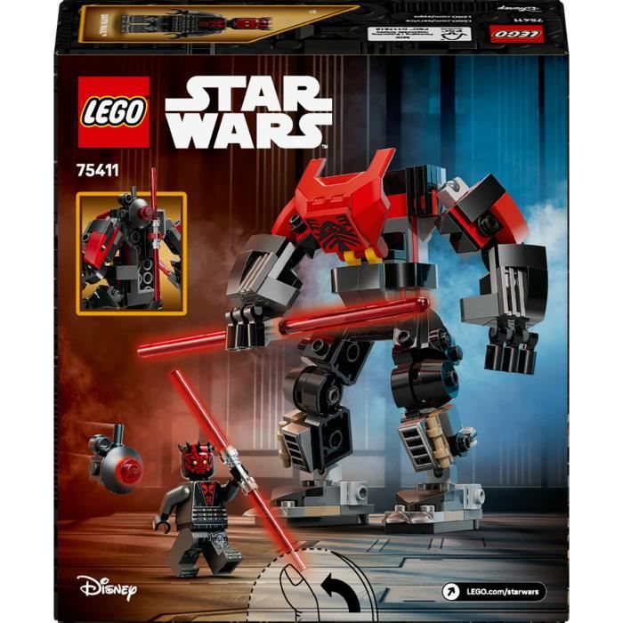 LEGO Star Wars 75411 Le Robot Dark Maul - Jeu de Construction pour Garçon des 6 ans