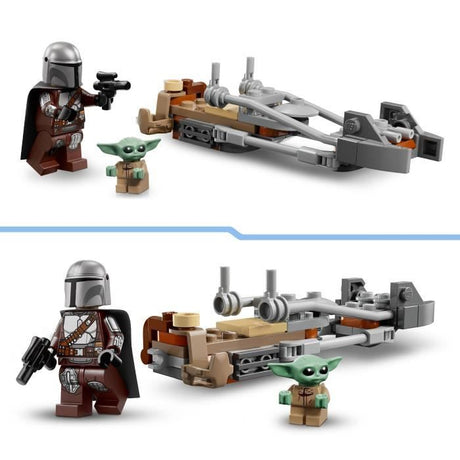 LEGO Star Wars 75436 Le Speeder Bike du Mandalorien et Grogu - Jouet 6 ans - Idée Cadeau