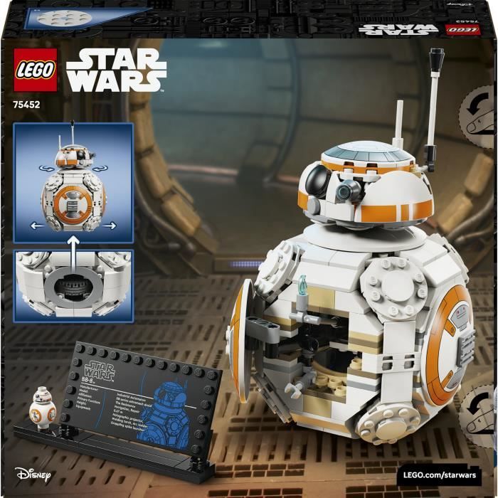 LEGO Star Wars 75452 Droide Astromécano BB-8 - Jeu de Construction Garçon ou Fille 10 ans