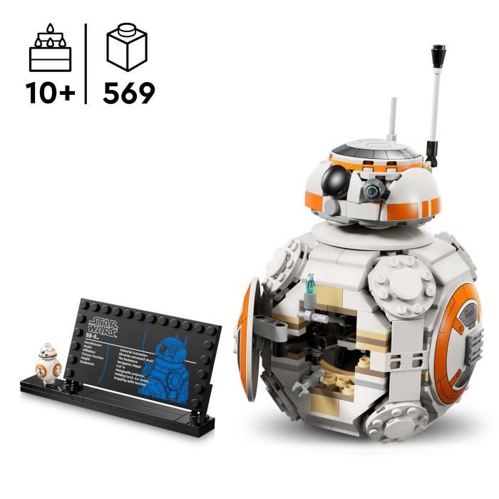 LEGO Star Wars 75452 Droide Astromécano BB-8 - Jeu de Construction Garçon ou Fille 10 ans