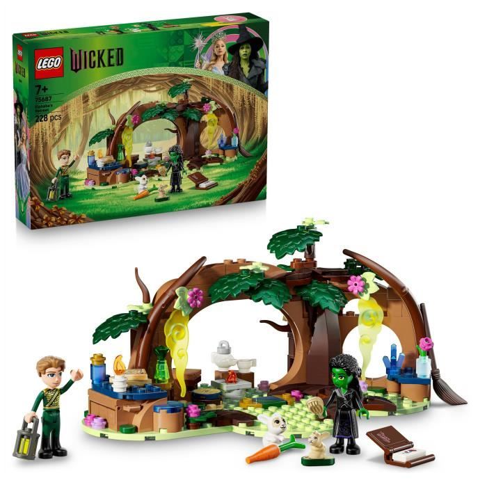 LEGO Wicked 75687 Le Repaire d'Elphaba - Jouet de Construction des 7 ans - Mini-Poupées