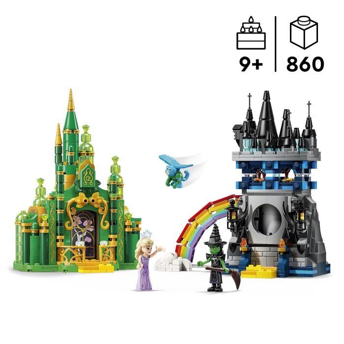 LEGO Wicked 75689 Emerald City et le Château de Kiamo Ko - Jouet de Construction des 9 ans