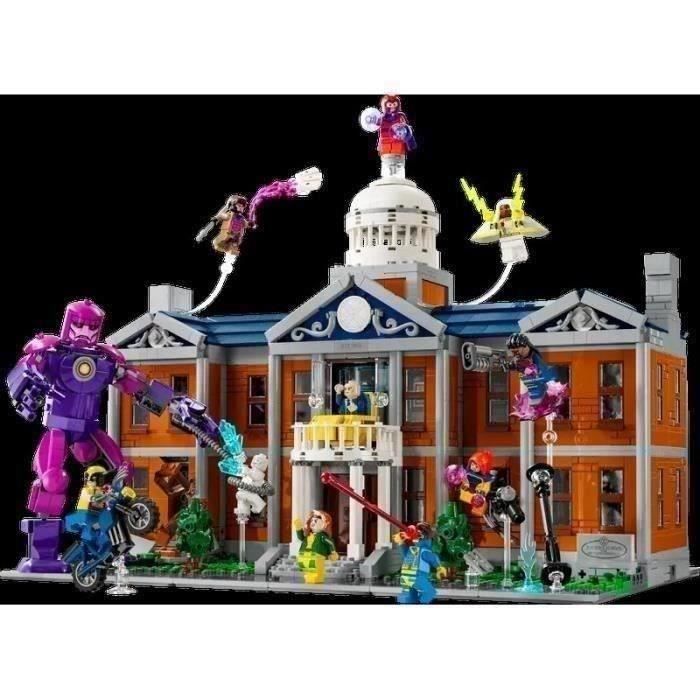 LEGO Marvel 76294 Exclu Cdiscount Les X-Men : l'institut Xavier - Cadeau d'anniversaire avec super-héros