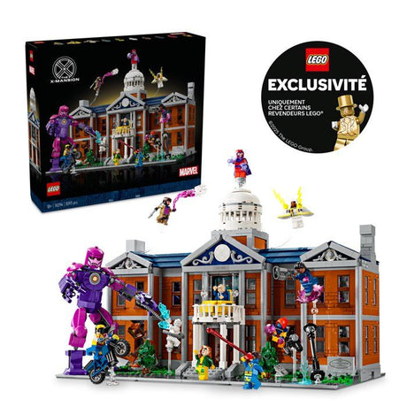 LEGO Marvel 76294 Exclu Cdiscount Les X-Men : l'institut Xavier - Cadeau d'anniversaire avec super-héros