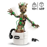 LEGO Marvel 76297 La danse de Bébé Groot, Jouet animé a construire pour enfants