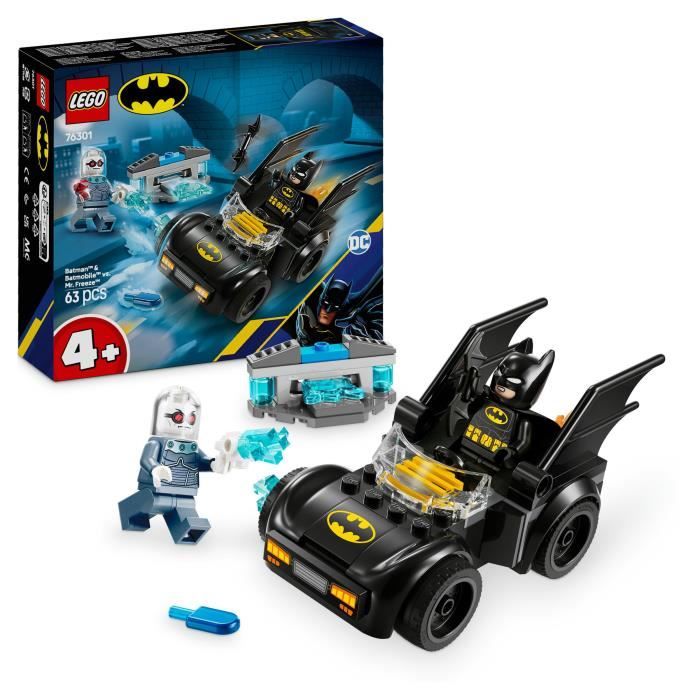 LEGO DC Batman 76301 Batman et la Batmobile contre Mr. Freeze - Jeu avec super héros