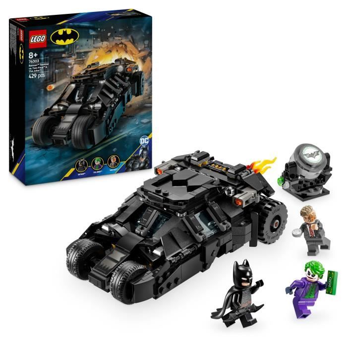 LEGO DC Batman 76303 La Batmobile Tumbler de Batman contre Double-Face et Le Joker - Jouet