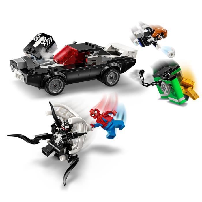 LEGO Marvel 76309 Spider-Man contre le bolide de Venom - Jouet de construction des 7 ans