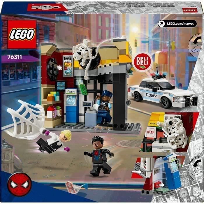 LEGO Marvel 76311 Spider-Verse : Miles Morales contre La Tache - Jeu pour garçon des 9 ans