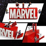 LEGO Marvel 76313 Logo MARVEL et ses super héros - Jeu de construction Avengers des 12 ans