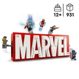 LEGO Marvel 76313 Logo MARVEL et ses super héros - Jeu de construction Avengers des 12 ans