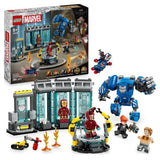 LEGO Marvel 76315 Le Laboratoire d'Iron Man : la Salle des Armures - Jouet garçon, 8 ans