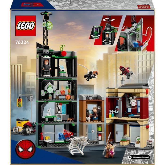 LEGO | Marvel 76324 Spider-Man Contre Oscorp - Jeu de Construction enfant des 10 ans