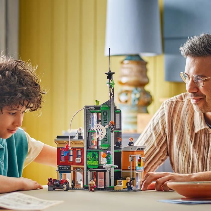 LEGO | Marvel 76324 Spider-Man Contre Oscorp - Jeu de Construction enfant des 10 ans