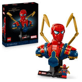 LEGO Marvel 76326 Buste d'Iron Spider-Man - Set de Construction Collector pour Adulte