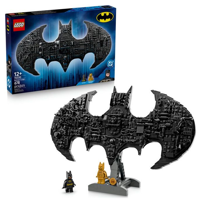 LEGO DC Batman 76330 Logo de Batman - Jeu de Construction pour Garçon ou Fille des 12 ans