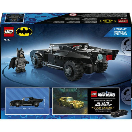 LEGO DC Batman 76332 La Batmobile de The Batman - Jeu de Construction des 9 ans - Voiture