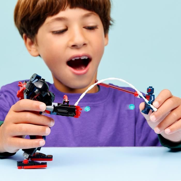 LEGO | Marvel 76337 Le Robot de Miles Morales contre Spider-Man 2099 - Jouet des 6 ans