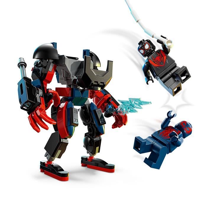 LEGO | Marvel 76337 Le Robot de Miles Morales contre Spider-Man 2099 - Jouet des 6 ans
