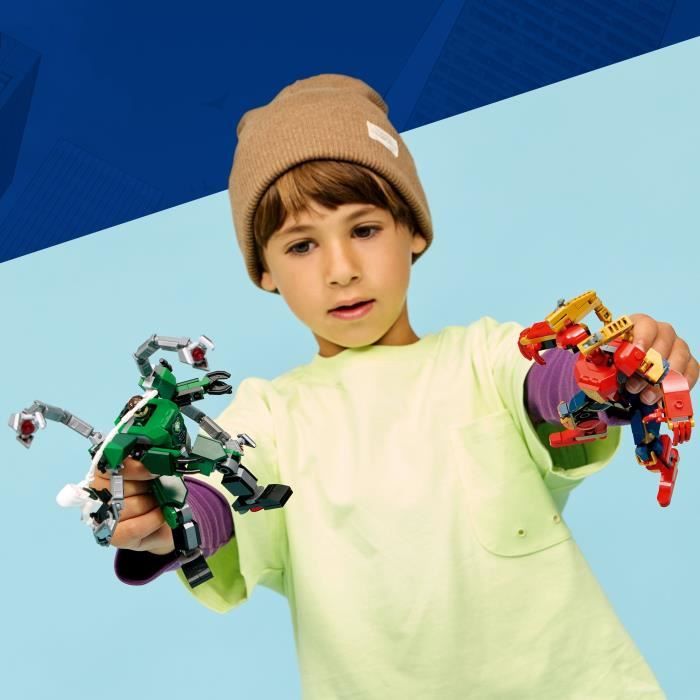 LEGO | Marvel 76338 Le Combat des Robots : Spider-Man contre Docteur Octopus - Jeu 6 ans
