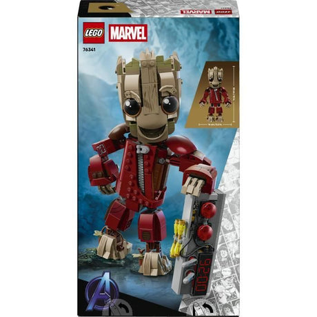 LEGO | Marvel 76341 Groot en Tenue de Ravageur - Jouet de Construction 10 ans - Figurine