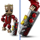 LEGO | Marvel 76341 Groot en Tenue de Ravageur - Jouet de Construction 10 ans - Figurine