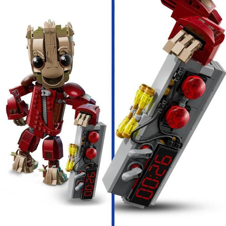 LEGO | Marvel 76341 Groot en Tenue de Ravageur - Jouet de Construction 10 ans - Figurine