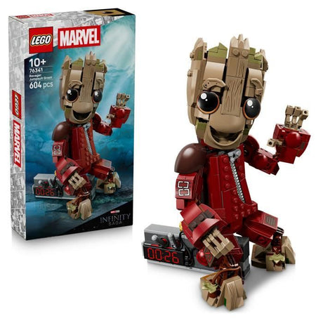 LEGO | Marvel 76341 Groot en Tenue de Ravageur - Jouet de Construction 10 ans - Figurine