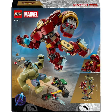 LEGO | Marvel 76343 Le Combat Légendaire entre Hulkbuster et Hulk - Jeu des 9 ans - Cadeau