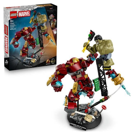 LEGO | Marvel 76343 Le Combat Légendaire entre Hulkbuster et Hulk - Jeu des 9 ans - Cadeau