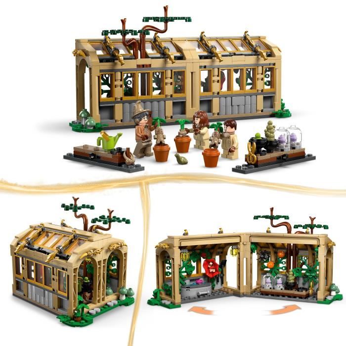 LEGO Harry Potter 76445 Le Château De Poudlard : Le Cours De Botanique - Jouet des 8 Ans