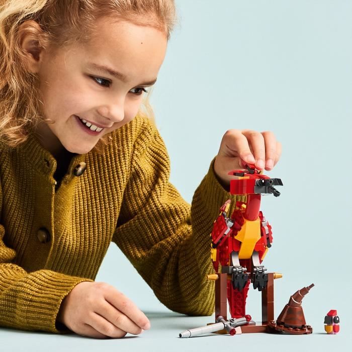 LEGO Harry Potter 76448 Fumseck : Le Phénix de Dumbledore - Jouet  Des 8 Ans