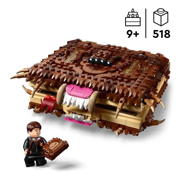 LEGO Harry Potter 76449 Le Monstrueux Livre Des Monstres - Jouet Pour Garçon Des 9 Ans