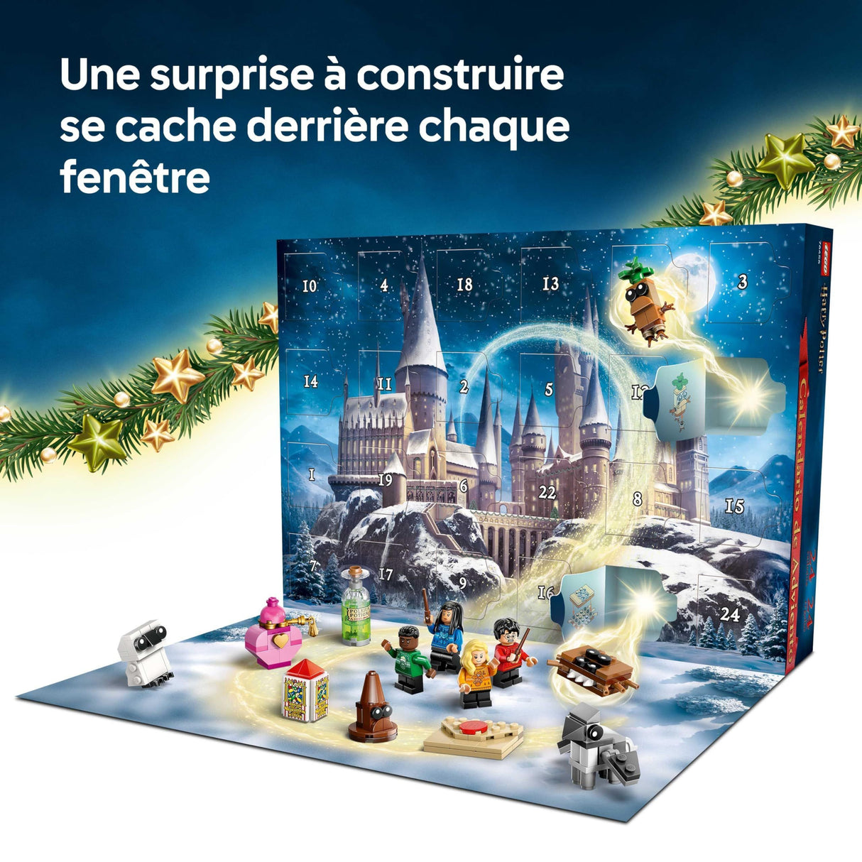 LEGO Harry Potter 76456 Le Calendrier de l'Avent 2025 - Jeu avec 24 Surprises des 7 ans