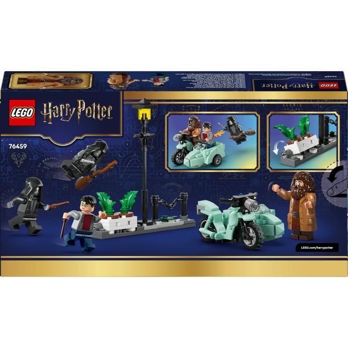 LEGO Harry Potter 76459 Hagrid et Harry s'Échappent de Privet Drive - Jouet Moto des 8 ans