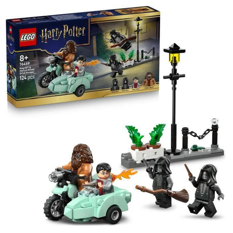 LEGO Harry Potter 76459 Hagrid et Harry s'Échappent de Privet Drive - Jouet Moto des 8 ans