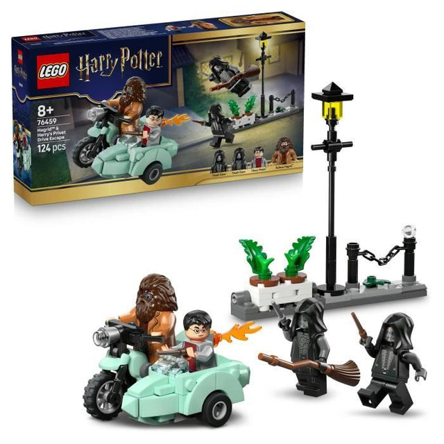 LEGO Harry Potter 76459 Hagrid et Harry s'Échappent de Privet Drive - Jouet Moto des 8 ans