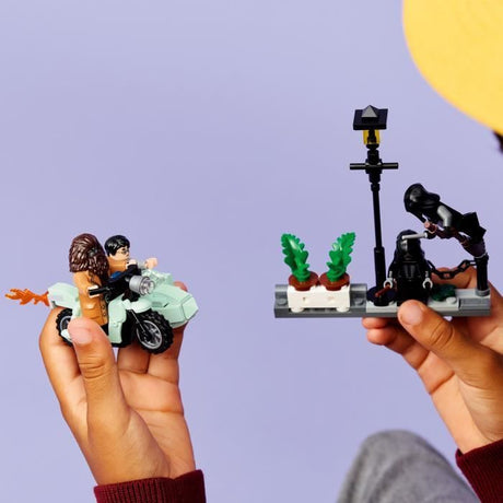 LEGO Harry Potter 76459 Hagrid et Harry s'Échappent de Privet Drive - Jouet Moto des 8 ans