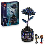 LEGO Mercredi 76784 Le Dahlia Noir - Jeu de Construction des 9 ans - Fleur Artificielle