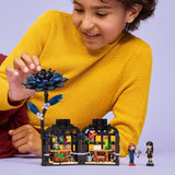 LEGO Mercredi 76784 Le Dahlia Noir - Jeu de Construction des 9 ans - Fleur Artificielle
